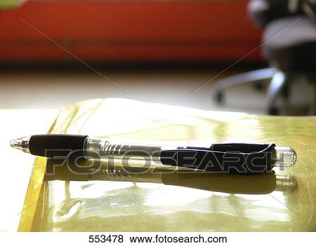 Stock Photo - Close-up of ballpoint pen . Fotosearch
