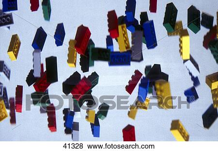 Close-up of blocks falling View Large Photo Image Stock Photo - Close-up of blocks falling . Fotosearch