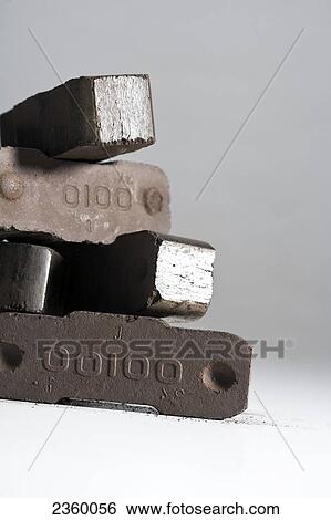 Stock Photograph - Close-up of briquettes . Fotosearch