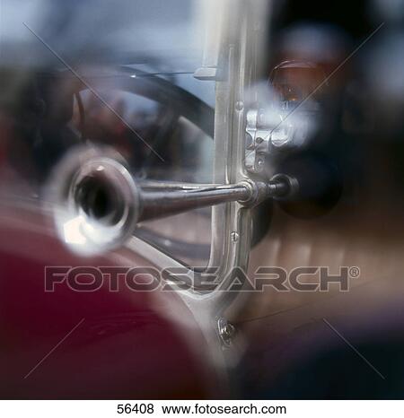 Stock Photo - Close-up of car's horn . Fotosearch