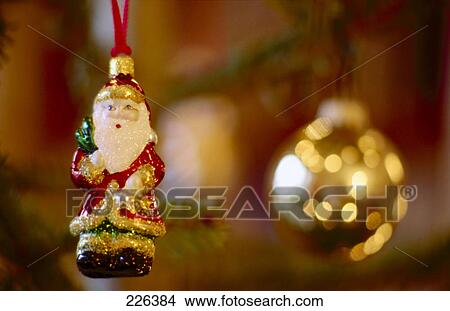 Close-up of Christmas decorations View Large Photo Image Picture - Close-up of Christmas decorations . Fotosearch