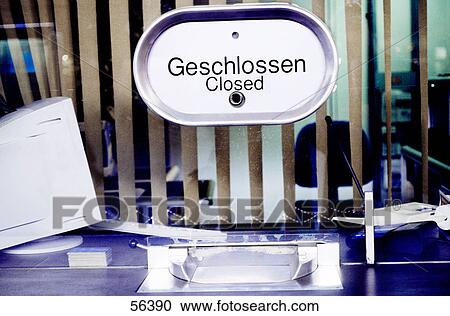 Close-up of closed sign View Large Photo Image Stock Image - Close-up of closed sign . Fotosearch