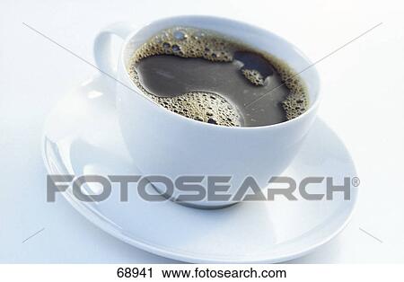 Close-up of cup of black coffee View Large Photo Image Stock Image - Close-up of cup of black coffee . Fotosearch