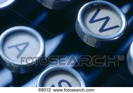 Close-up of keys of typewriter View Large Photo Image Stock Image - Close-up of keys of typewriter . Fotosearch