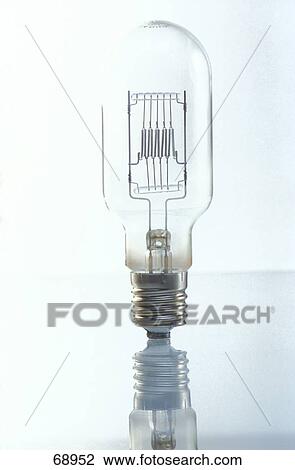 Stock Image - Close-up of light bulb . Fotosearch