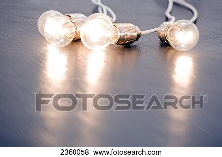 Close-up of light bulbs View Large Photo Image Stock Photo - Close-up of light bulbs . Fotosearch