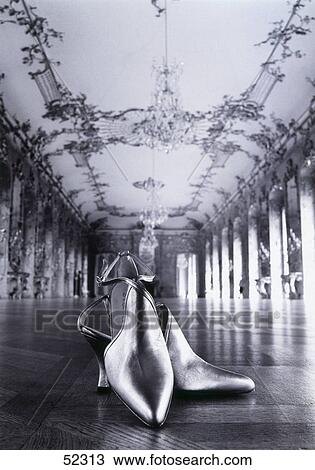 Stock Image - Close-up of pair of high heels . Fotosearch