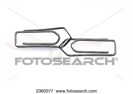Stock Photo - Close-up of paper clips . Fotosearch
