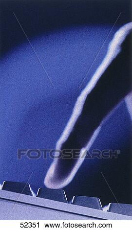 Close-up of person's finger pressing key of computer keyboard View Large Photo Image Stock Image - Close-up of person's finger pressing key of computer keyboard . Fotosearch