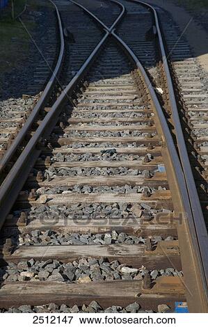 Close-up of railroad track View Large Photo Image Stock Photo - Close-up of railroad track . Fotosearch