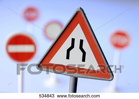 Close-up of road sign View Large Photo Image Stock Image - Close-up of road sign . Fotosearch
