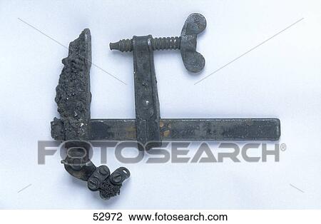 Close-up of rusted clamp View Large Photo Image Stock Image - Close-up of rusted clamp . Fotosearch