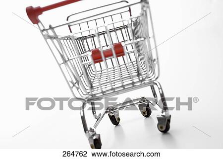 Stock Image - Close-up of shopping cart . Fotosearch