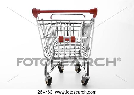 Stock Image - Close-up of shopping cart . Fotosearch