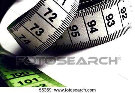 Stock Photo - Close-up of tape measure . Fotosearch