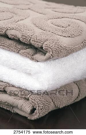 Stock Photography - Close-up of towels . Fotosearch