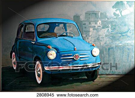 Stock Photography - Close-up of vintage car . Fotosearch