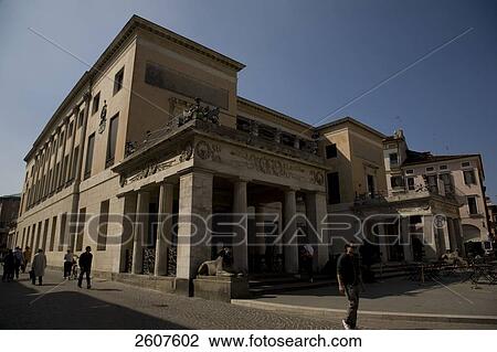 Stock Image - Coffee house in city, Pedrocchi Cafe, Padua, Veneto, Italy . Fotosearch