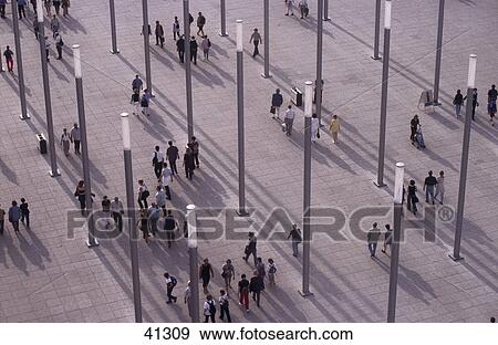 Stock Photo - Crowd at fair, Cologne, Germany . Fotosearch