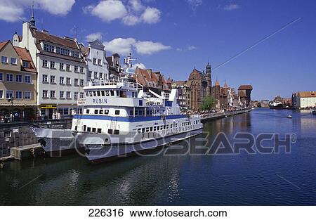 Cruise ship at harbor in city, Poland View Large Photo Image Stock Photograph - Cruise ship at harbor in city, Poland . Fotosearch