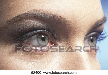 Eyes of woman, close-up View Large Photo Image Stock Image - Eyes of woman, close-up . Fotosearch