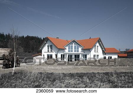 Stock Photo - Facade of house . Fotosearch