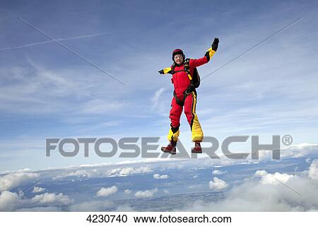 Female parachute jumper, Canton Fribourg, Switzerland View Large Photo Image Stock Image - Female parachute jumper, Canton Fribourg, Switzerland . Fotosearch