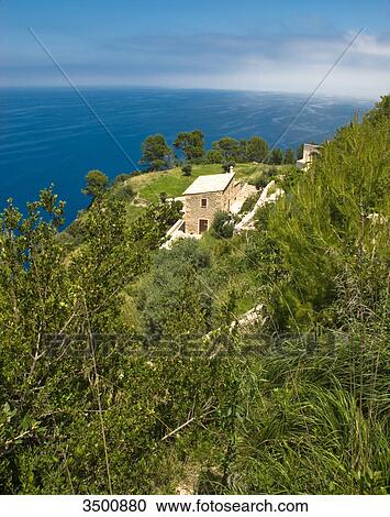 Stock Image - Finca near Banyalbufar, Majorca . Fotosearch