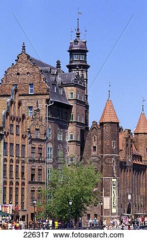 Group of tourists at market, Gdansk, Poland View Large Photo Image Stock Photo - Group of tourists at market, Gdansk, Poland . Fotosearch