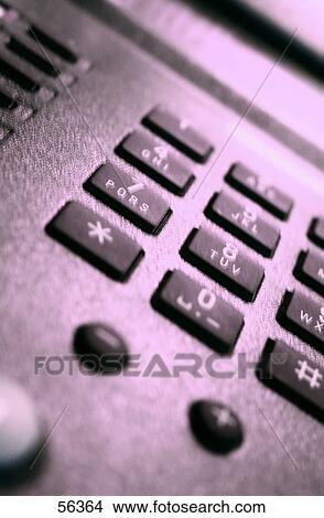High angle view of push buttons of landline phone View Large Photo Image Picture - High angle view of push buttons of landline phone . Fotosearch