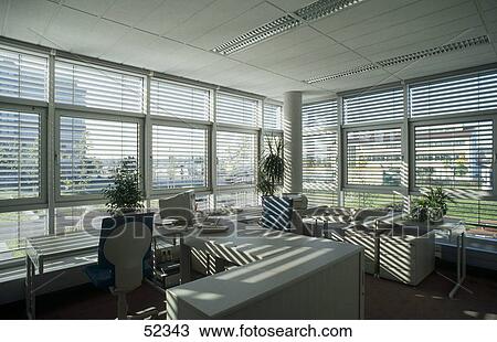 Stock Image - Interiors of office . Fotosearch