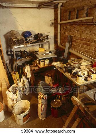 Interiors of workshop View Large Photo Image Picture - Interiors of workshop . Fotosearch