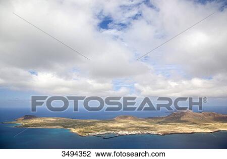 Stock Image - Isla Graciosa, Lanzarote, Canary Islands, Spain, Europe . Fotosearch