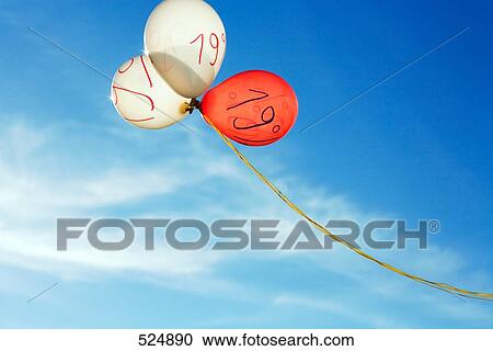 Low angle view of balloons with nineteen percent written View Large Photo Image Stock Image - Low angle view of balloons with nineteen percent written . Fotosearch