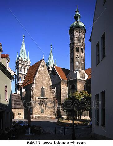 Low angle view of cathedral, St. Peter and Paul's Cathedral, Naumburg, Saxony-Anhalt, Germany View Large Photo Image Stock Image - Low angle view of cathedral, St. Peter and Paul's Cathedral, Naumburg, Saxony-Anhalt, Germany . Fotosearch
