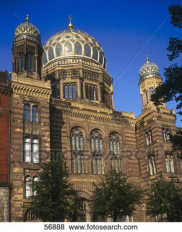 Stock Photo - Low angle view of church, Berlin, Germany, Europe . Fotosearch