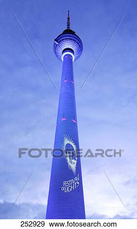 Low angle view of television tower, Alexanderplatz, Berlin, Germany View Large Photo Image Stock Photo - Low angle view of television tower, Alexanderplatz, Berlin, Germany . Fotosearch