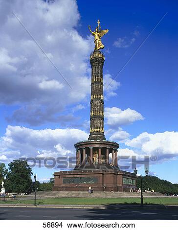 Low angle view of Victory Column, Berlin, Germany, Europe View Large Photo Image Picture - Low angle view of Victory Column, Berlin, Germany, Europe . Fotosearch