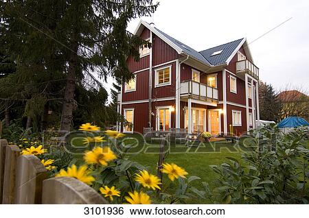 Low-energy house, Kleinmachnow, Brandenburg, Germany View Large Photo Image Stock Photograph - Low-energy house, Kleinmachnow, Brandenburg, Germany . Fotosearch