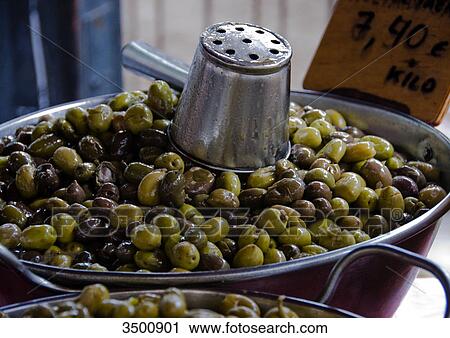 Market stand with olives in Port de Pollenca, Majorca View Large Photo Image Stock Image - Market stand with olives in Port de Pollenca, Majorca . Fotosearch