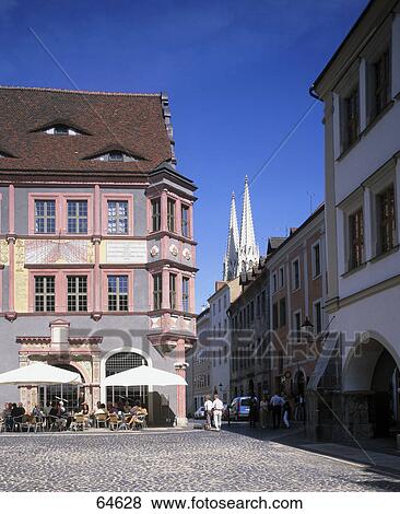 People at submarket, St. Peter's Church, Goerlitz, Saxony, Germany View Large Photo Image Stock Photo - People at submarket, St. Peter's Church, Goerlitz, Saxony, Germany . Fotosearch