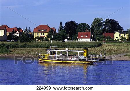 People on a tour boat in river water, River Elbe, Dresden, Saxony, Germany View Large Photo Image Stock Photo - People on a tour boat in river water, River Elbe, Dresden, Saxony, Germany . Fotosearch