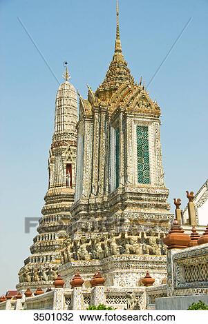 Prang of Wat Arun, Bangkok, Thailand View Large Photo Image Stock Image - Prang of Wat Arun, Bangkok, Thailand . Fotosearch