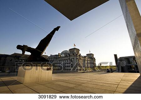 Reichstag Building and Paul Loebe House, Spree River, Berlin, Germany, Europe View Large Photo Image Stock Photo - Reichstag Building and Paul Loebe House, Spree River, Berlin, Germany, Europe . Fotosearch