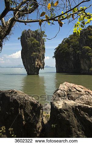 Rock islet Ko Tapu, Ao Phang Nga National Marine Park, Thailand View Large Photo Image Stock Image - Rock islet Ko Tapu, Ao Phang Nga National Marine Park, Thailand . Fotosearch