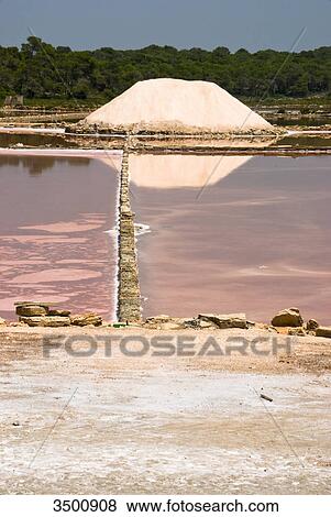 Salt-works in Colònia de Sant Jordi, Majorca View Large Photo Image Stock Photo - Salt-works in Colònia de Sant Jordi, Majorca . Fotosearch