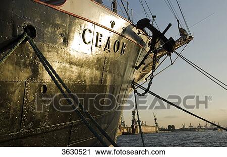 Schooner Sedov in Hamburg Harbor during the Cruise Days 2010, Hamburg, Germany View Large Photo Image Stock Image - Schooner Sedov in Hamburg Harbor during the Cruise Days 2010, Hamburg, Germany . Fotosearch