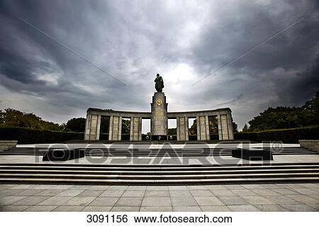 Stock Photograph - Soviet Memorial, Berlin, Germany, Europe . Fotosearch