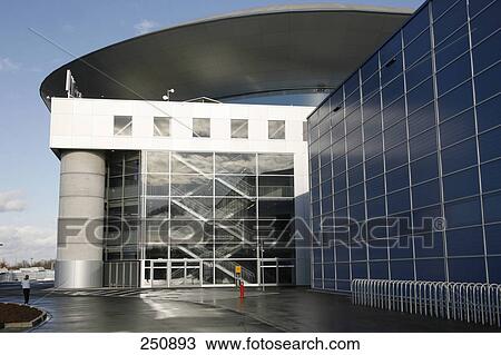 Stock Image - Stadium in city, SAP Arena, Mannheim, Germany . Fotosearch
