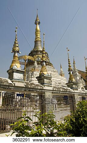 Temple Wat Saen Fang, Chiang Mai, Thailand View Large Photo Image Stock Image - Temple Wat Saen Fang, Chiang Mai, Thailand . Fotosearch